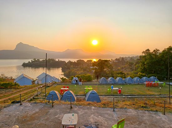 New Year camping tents