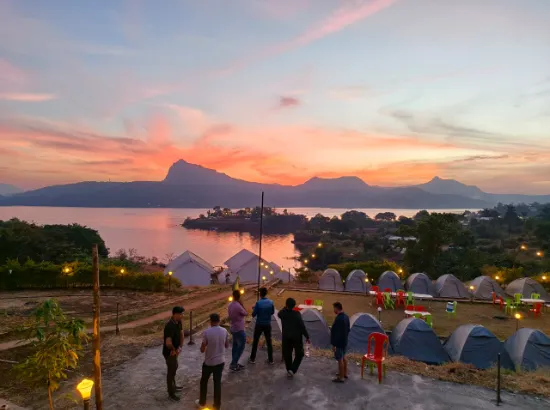 Basic Camping Tent at Pawna Lake