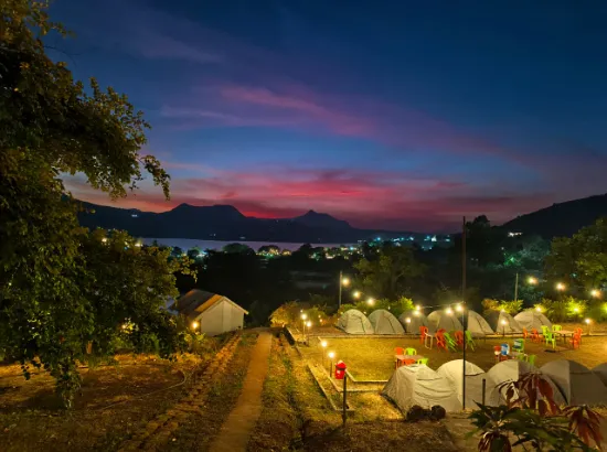 Campfire at Pawna Lake