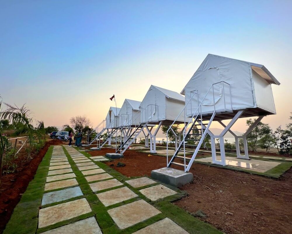 Another view of the cottage exterior